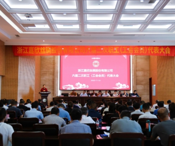 Z6尊龙凯时丝绸召开第六届二次职工（工会会员）代表大会
