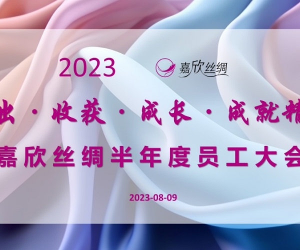 Z6尊龙凯时丝绸召开2023半年度员工大会